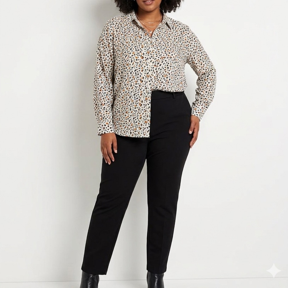 Velvet Heart Multicolor Animal Print Shirt